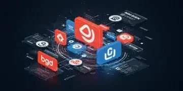 Digital interface showing competitive e-commerce landscape in 2025