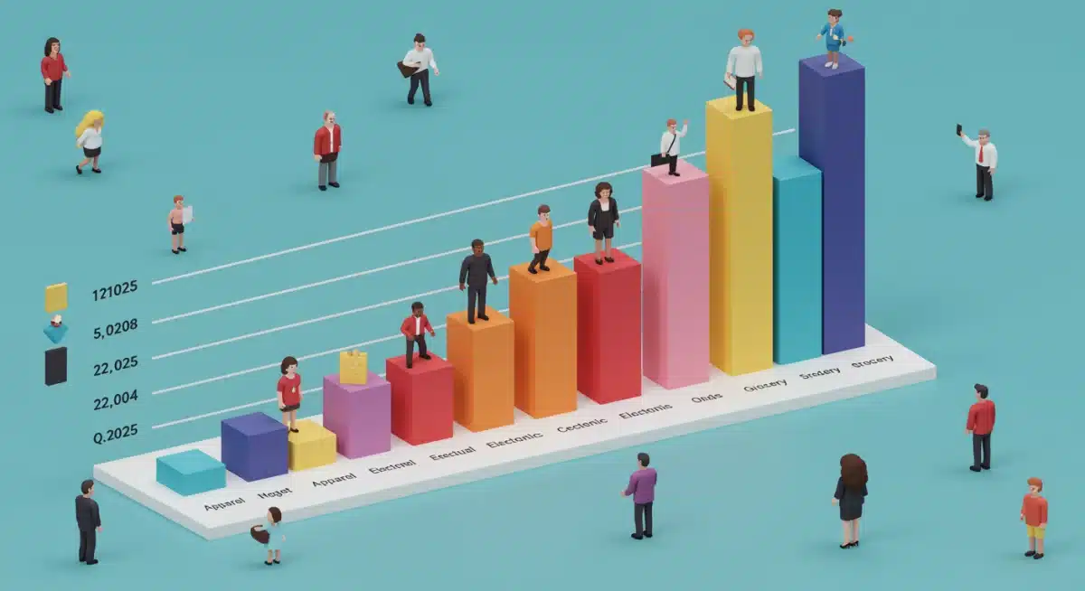 Projected e-commerce sector growth and demographic shifts for Q3 2025 in the US.