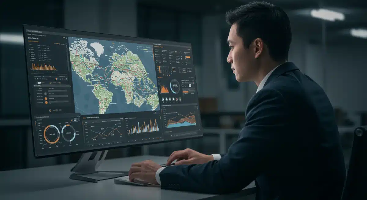 Real-time logistics dashboard for cost optimization