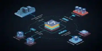 2025 Guide: Resilient E-commerce Infrastructure for Startups Complex network diagram showing resilient e-commerce infrastructure components
