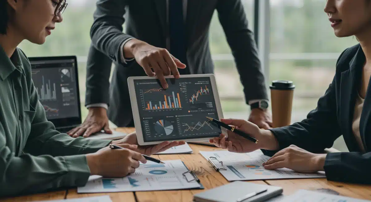 Entrepreneurs and venture capitalist discussing e-commerce growth strategies and funding.