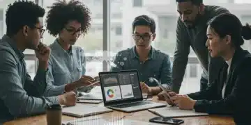 Entrepreneurs discussing US e-commerce legal strategy